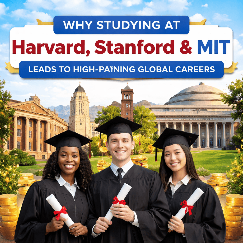 Why Studying at Harvard, Stanford & MIT Leads to High-Paying Global Careers